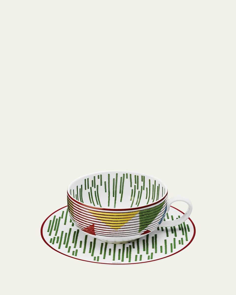 Hippomobile No.2 Teacup and Saucer, 6.8 oz.